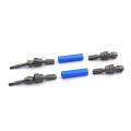 4pcs Metal Front and Rear Drive Shaft Cvd for 1/10 Traxxas Rc,gray