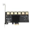 Pci Express Pcie 1 to 6 Usb3.0 Riser Card for Graphic Card