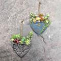 Heart-shaped Succulent Resin Flower Pot Planting Succulent Pots D