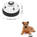 Pet Bell, 2 Pack Metal Dog Training with Non Skid Rubber Doorbell