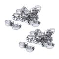 15 Pcs Stainless Steel 8mm to 12mm Hose Pipe Clamps Clips Fastener