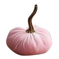 Large Velvet Pumpkins for Decorating,halloween Home Decor(pink)