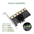 Pci Express Pcie 1 to 6 Usb3.0 Riser Card for Graphic Card