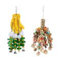 Bird Chewing Toy Large Medium Parrot Cage Bite Toys Banana