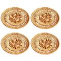 Rattan Coasters for Hot Dishes Pot Holder for Table Heat Resistant