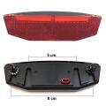 6-60v Electric Bicycle Led Rear Tail Light Warning Lamp Night Safety