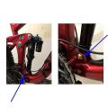 Bicycle Titanium Alloy Bicycle Rear Shock Absorber Fixing Screw, 1
