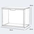 Transparent Desktop Book Organizer Plastic Bookshelf Display Case