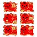 6pcs Red Packet for Chinese Tiger Year Hongbao Spring Festival A