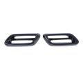 2pcs Stainless Steel Muffler Exhaust Pipe Tail Cover Trim Car