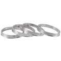 4pcs Aluminum Centric Spigot Hub Rings Spacer 67.1mm Id to 73.1mm Od