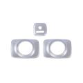 Car Middle Row Roof Air Outlet Frame Silver