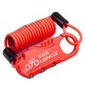 Lebycle Motorcycle 3 Digit Combination Bike Accessories,red
