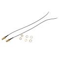 Dual Band Wifi 2.4ghz Male Antenna & 20cm Female Pigtail Cable 2-pack