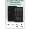 Display Calculator Notepad Lcd Writing Tablet Drawing Board (black)
