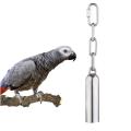 Stainless Steel Bell Toy Heavy Duty Bird Cage Toys for Parrots