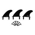 3pcs Soft Top Surfboard Fins Sets for Softboard Paddle Board