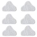 6pcs Pads for H2o X5 Steam Mop Cleaner Floor Washable Microfibre Pads