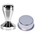 51mm Coffee Tamper and 51mm Filter Basket Cup Filter for Delonghi