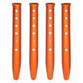 4pcs Aluminum Tent Stakes Pegs In Snow and Sand Tent Shade Canopy