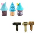 3-piece Miniature Fairy Garden Ornament Road Signs