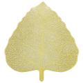 New Stainless Steel Handmade Leaf Shape Tea Strainer,(gold)