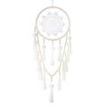 Hanging Dream Catcher Large Natural Hairball (beads with Tassel)