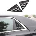 Side Window Louvers Air Vent Scoop Shades Cover Blinds Abs
