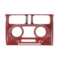 Car Air Conditioning Control Panel for Suzuki Jimny,red Carbon Fiber