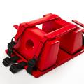 Red Emergency Rescue Head Fixator Water Rescue Stretcher Plate