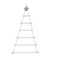 Diy Christmas Tree Wooden Wall Hanging New Year Decoration,white