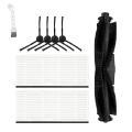 Roller Brush Hepa Filter Mop Cloth Replacement Kit for Uoni V980 Max