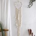 Handmade Heart Design Woven Cotton Dream Catchers Ornament Craft Gift