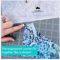 4pcs Quilting Template Patchwork Sewing Kit Clear Sewing Ruler