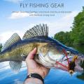 64pcs Dry Bass Streamer Fly Fishing Flies Kit Waterproof Fly Bo