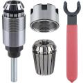 1/4 Inch Shank Router Collet Extension Chuck Converter Adapter