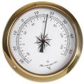 4pcs Brass Case Weather Station Barometer and Clock Tid 115mm