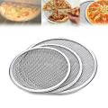 Round Pizza Oven Baking Tray Grate Nonstick Mesh Net(8 Inch)