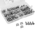 50 Sets M6 Square Hole Cage Nuts&mounting Screws Washers(m6 X 20mm)