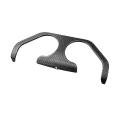 Real Dry Carbon Fibre Rear Lip Middle Outlet Exhaust Board Cover Trim