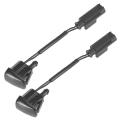 1pair New Windshield Heated Washer Sprayer Nozzle Jet