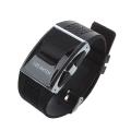 Womens Digital Sport Strap Wristwatch-all Black