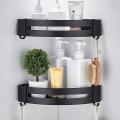 Bathroom Shelf Corner Triangle Shower Storage Basket F