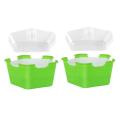 Sprouting Seeds Tray Portable for Small to Medium Seeds,green