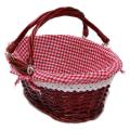2x Wicker Basket Gift Basket Picnic Basket Candy Basket