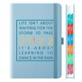 2022 A5 Planner Notebooks Thick Pu Cover Planner/diary , Sky Blue