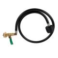 High Pressure Camping Grill Qcc1 Type Propane Refill Hose 35.5inch
