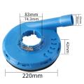 7 Inch Angle Grinder Dust Shroud Cover for Concrete Marble,blue