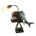 Angler Fish Lamp Usb Rechargeable Desktop Metal Light Handmade Small
