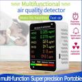 6 In 1 Pm2.5 Pm10 Hcho Tvoc Co Co2 Air Quality Detector,white